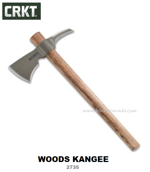 CRKT RMJ Woods Kangee T-Hawk Axe, 1055 Carbon, CRKT2735